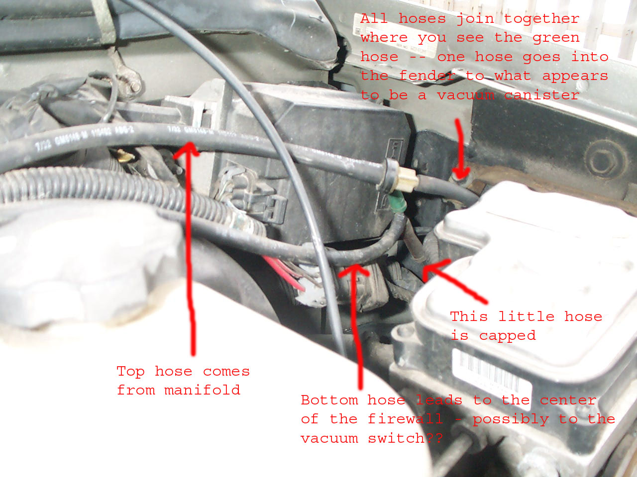 1995 Gmc sonoma vacuum lines diagram #5